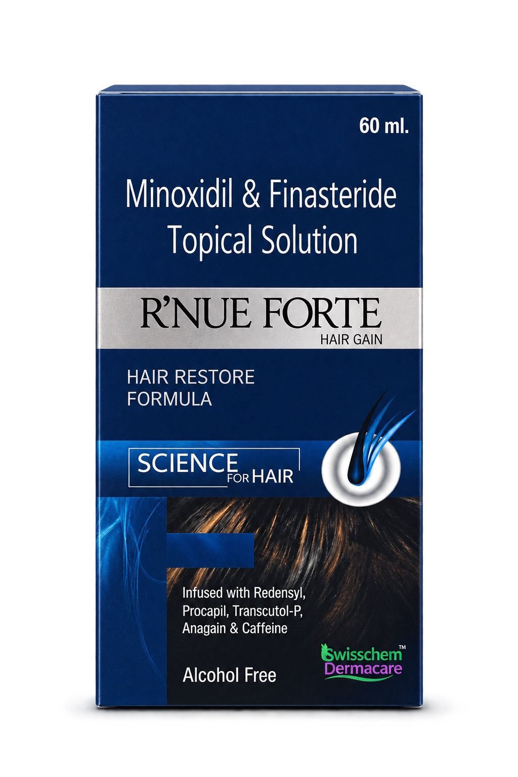 R'NUE FORTE   HAIR GAIN packaging